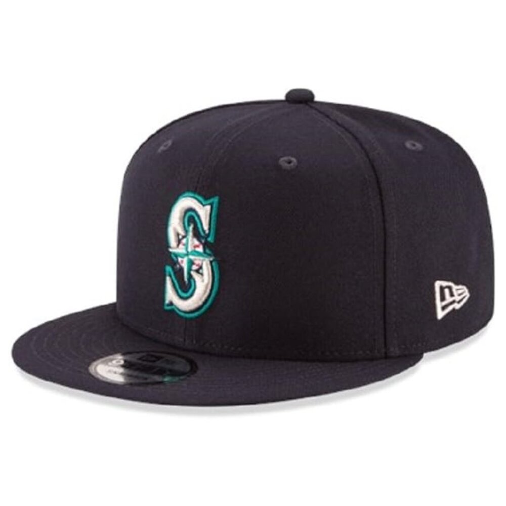 New Era 9Fifty MLB Seattle Mariners Basic Navy Snapback Hat